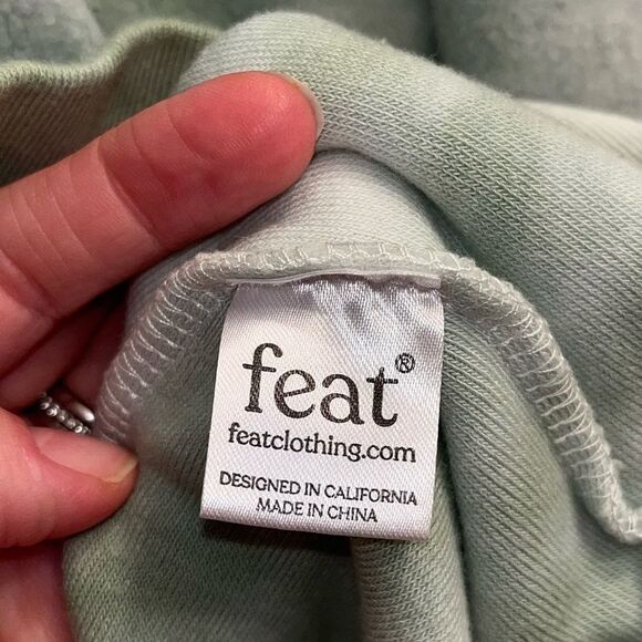 Feat BlanketBlend Matcha Crewneck Sweatshirt Unisex Size Large - Picture 7 of 9